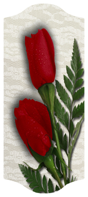 DARAY-C-058 2 Roses Red